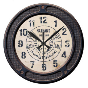 Steampunk Vintag Wall Clock Große Wanduhr