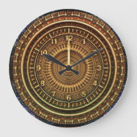 Steampunk-Vintage metallische Wall-Uhr