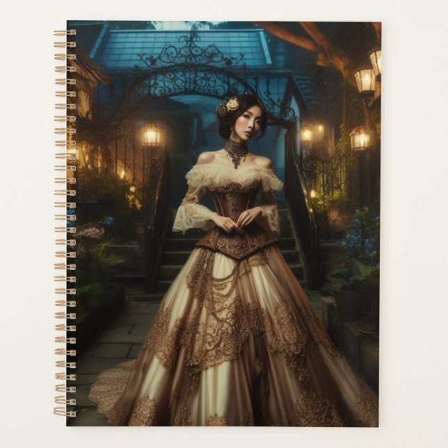 Steampunk Vintage Victorian Lady (Devant)