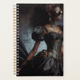 Steampunk Vintage Viktorianische Lady Black Raven Planer