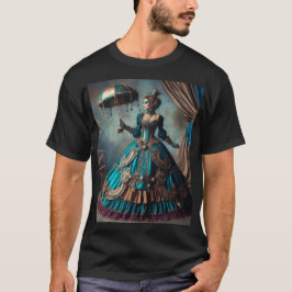 Steampunk Vintage Viktorianische Lady Circus Perfo T-Shirt