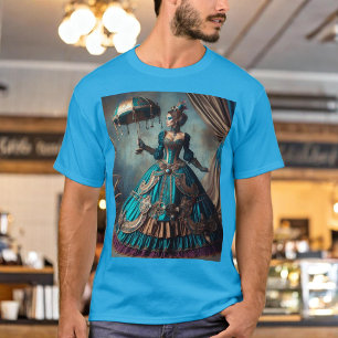 Steampunk Vintage Viktorianische Lady Circus Perfo T-Shirt