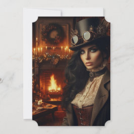 Steampunk Vintage Viktorianische Lady Weihnachten
