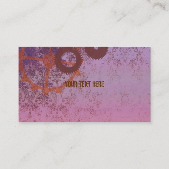 Steampunk Visitenkarten Visitenkarte (Vorderseite)