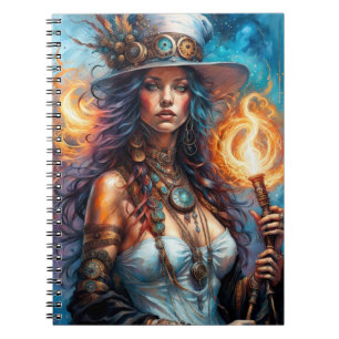 Steampunk Voodoo Queen 1 Notizblock