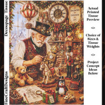 Steampunk-Weihnachts-Spielzeugwerkstatt FV4 Decoup