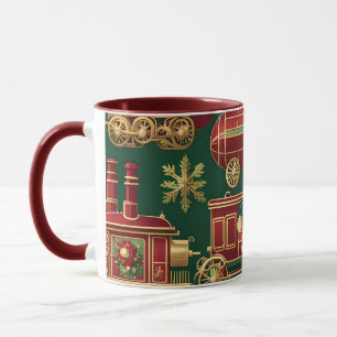 Steampunk-Weihnachtsbaumschmuck Kaffeetasse