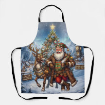 Steampunk Weihnachtsmann & Rentiere