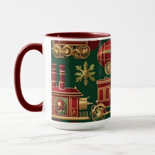 Steampunk-Weihnachtsschmuck Kaffeetasse
