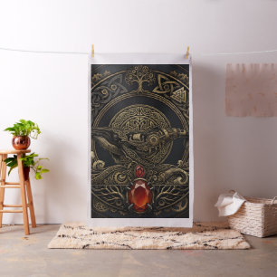 Steampunk-Wiking-Wal – Wächter des Nordens Stoff