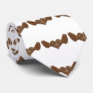 Steampunk Winged Heart mit Gears Thunder_Cove Krawatte