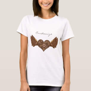 Steampunk Winged Heart mit Gears Thunder_Cove T-Shirt
