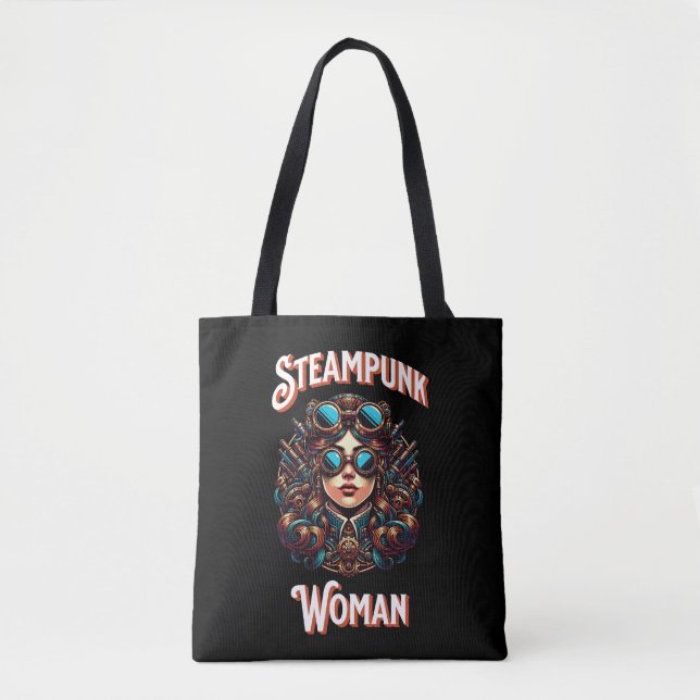 Steampunk Woman Tasche (Vorderseite)