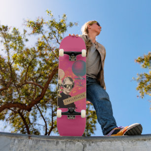 Steampunk Woman Trailblazer Pop Art Skateboard