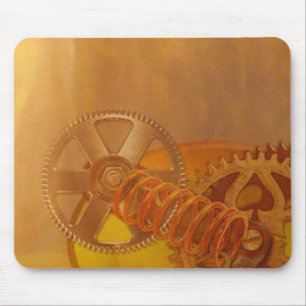 Steampunk-Zahnräder Mechanik-Design Mousepad