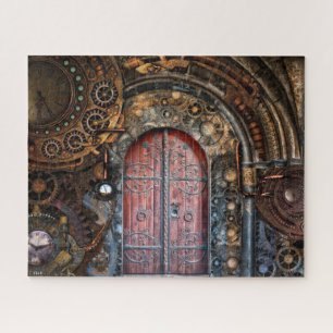 Steampunk-Zeiteingangstüren