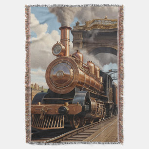 Steampunk-Zug verlässt London Decke