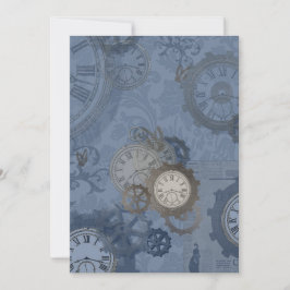 Steampunkblau Ankündigung