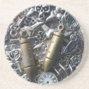 Steampunkcharms Sandstein Untersetzer