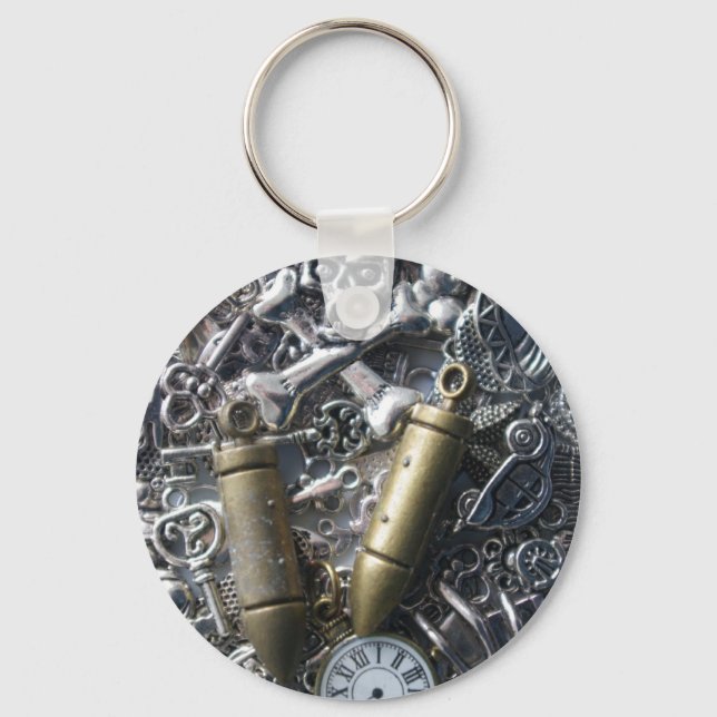 Steampunkcharms Schlüsselanhänger (Vorderseite)