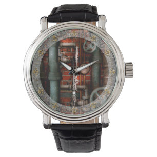 Steampunken - Rohre und Ventile Armbanduhr