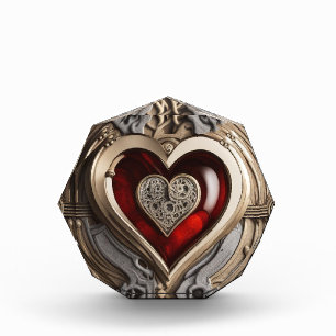 Steampunkherz - Mechanische Liebe Fotoblock