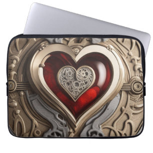 Steampunkherz - Mechanische Liebe Laptopschutzhülle
