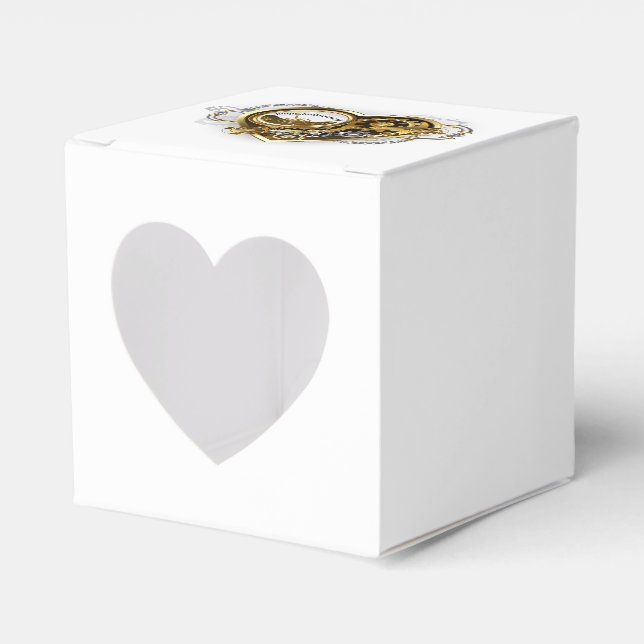 Steampunkherz mit Manometer Geschenkschachtel (Vorderseite)