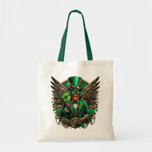 Steampunkklee am St. Patrick's Day Tragetasche