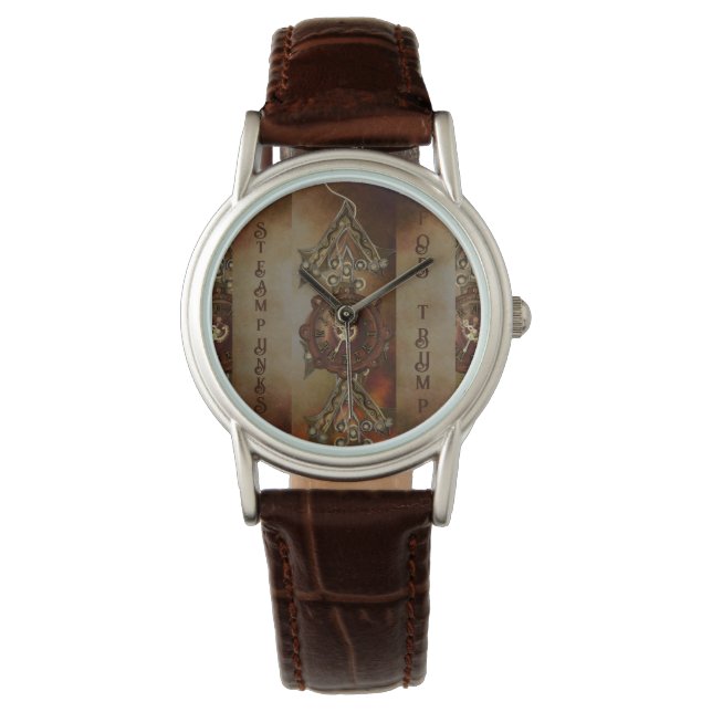 STEAMPUNKS FÜR TRUMP ARMBANDUHR (Vorderseite)