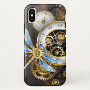 Steampunkuhr mit mechanischer Libelle Case-Mate iPhone Hülle
