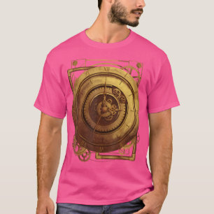 Steampunkuhr Viktorianisch Art Mechanischer Dampfp T-Shirt