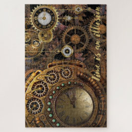 Steampunkuhren "Zeit ist eine Illusion"