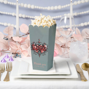 Steamrahmen mit Rote Rosen und Gängen Geschenkschachtel