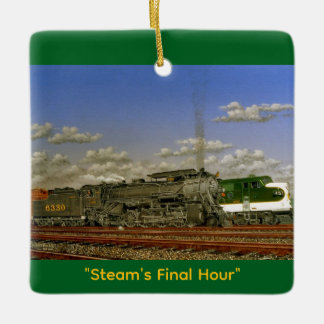 "Steam's Final Hour" von Tom Rock Keramik-Ornament Keramikornament