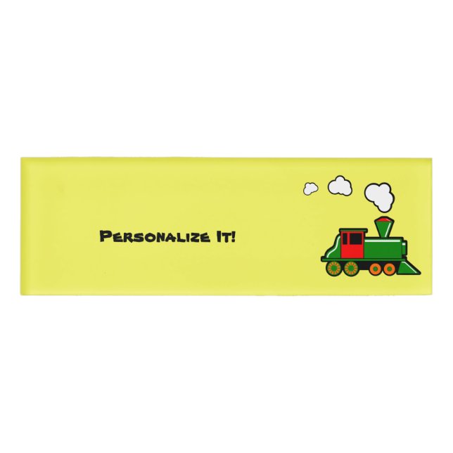 SteamTrain Namenschild (Vorderseite)