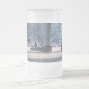 SteamWinter Fishing Table Rock Lake Mattiert Glas Mattglas Bierglas