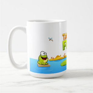 Stechen Sie den Frosch - Teich-Tasse an Kaffeetasse