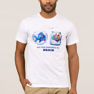Stechen Sie Fischgehirn-Shirt an T-Shirt