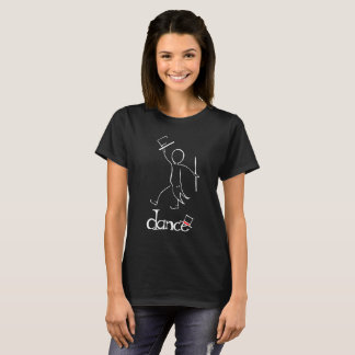 Stechen Sie Tanz Hand-gezeichneten Entwurf an T-Shirt