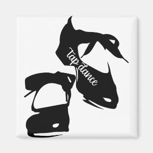 Stechen Sie Tanzschuhe anstechen Tänzer an Magnet