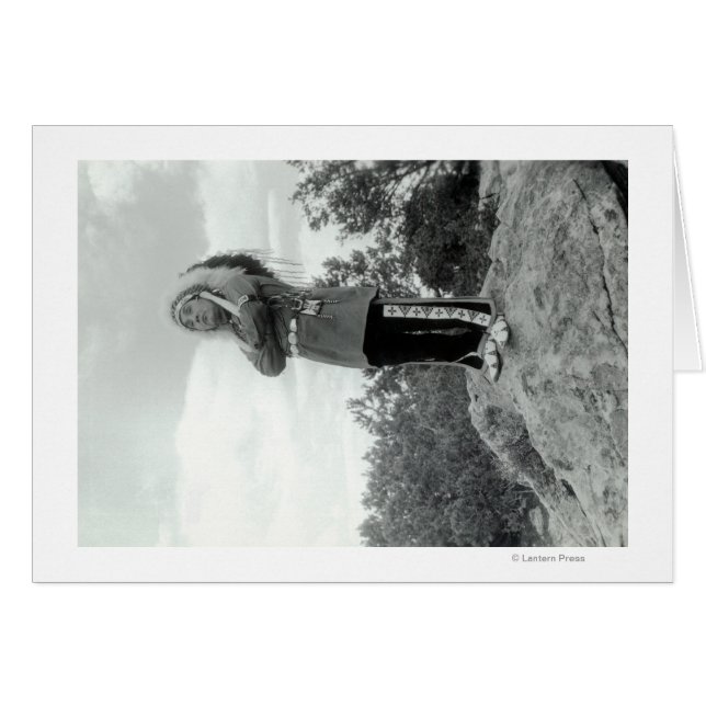 Stechen-Tu-Ka Posing, berühmter indischer Tenor (Vorderseite (Horizontal))