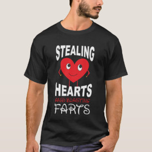 Stechen von Herz und Blade Furzen Retro Gag Kids T-Shirt
