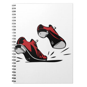 Stechend Tanzschuhe Notizblock