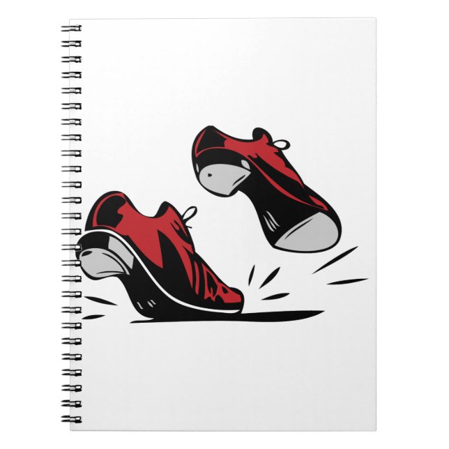 Stechend Tanzschuhe Notizblock (Vorderseite)