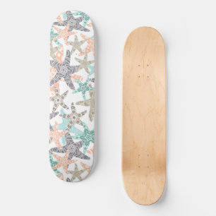 Stechfisch Seamless Muster Skateboarddecke Skateboard