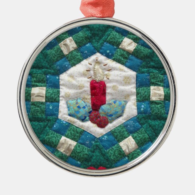 Stechkerze Ornament Aus Metall (Vorne)