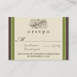 :: Stechpalme:: Einfach elegantes 3,5" x2.5" UAWG Begleitkarte