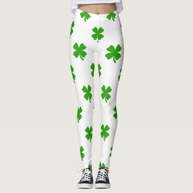 Stechpalme Emoji Leggings (Vorderseite)