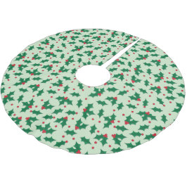 Stechpalme Polyester Weihnachtsbaumdecke